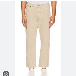 ROLLAS Tim Pant Slim Fit Pant Sand Performance Stretch Mens Sz 32 NEW